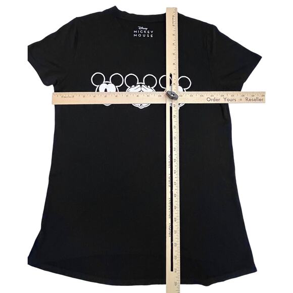 Disney Mickey Mouse “See No Evil” Black Graphic T-Shirt - Woman’s Size Small - Picture 7 of 7